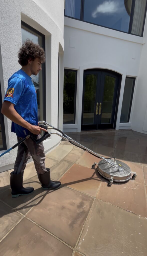 Sanding, pressure washing, exterior cleaning, sealing, commercial cleaning